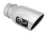 aFe MACH Force-Xp 3in Inlet x 4-1/2in Outlet x 9in Length 304 Stainless Steel Exhaust Tip 49T30451-P09