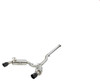 aFe Takeda 3in. to 2.5in. 304 SS C/B Exhaust 08-15 Mitsubishi Lancer EVO I4-2.0L (t) - Black Tips 49-36701-B