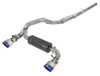 aFe Takeda 3in 304 SS Cat-Back Exhaust System w/ Blue Flame Tip 16-18 Ford Focus RS I4-2.3L (t) 49-33103-L