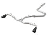 aFe Takeda 3-2.5in 304 SS Cat-Back Exh System w/Black Tips 2018 Hyundai Elantra GT Sport I4-1.6L (t) 49-37003-1B