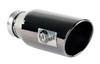 aFe MACHForce XP Exhausts Tips SS-304 EXH Tip 4In x 6Out x 15L Bolt-On (blk chrome) 49-92018-BC