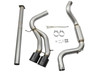 aFe Takeda 3in SS Exhaust Cat-Back 13-16 Ford Focus ST 2.0L Black Tips 49-33083-B