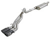 aFe Rebel Series Cat-Back 2.5in Dual Center Exit SS Exhaust w/ Black Tips 07-14 Jeep Wrangler V6 49-48054-B