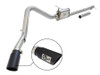 aFe MACHForce XP Exhaust 3in-3.5in SS Single Side Ext CB w/ Black Tip 99-04 Ford F150 V8 5.4L/6.8L 49-43076-B
