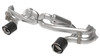 aFe MACHForce XP 2.25in-2.5in 304SS Exhaust Cat-Back 20-22 Porsche Cayman GT4 (718) - Carbon Tips 49-36443-C