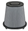 aFe Quantum Pro DRY S Air Filter Flat Top - 5in Flange x 9in Height 21-90098