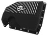 aFe 05-19 VW 1.8L/2.0L w/o Oil Sensor Engine Oil Pan Black POWER Street Series w/ Machined Fins 46-71240B