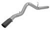 aFe LARGE Bore HD 5in Exhausts DPF-Back SS w/ Black Tips 16-17 GM Diesel Truck V8-6.6L (td) LML/L5P 49-44081-B
