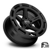 (Clearance - No Returns) 17x8 Reika R20 Teton Satin Black 5x4.5/114.3 38mm