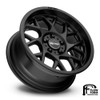 (Clearance - No Returns) 17x8 Reika R25 Detour Satin Black 5x4.5/114.3 38mm