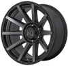 (Clearance - No Returns) 22x10 XD Series XD847 Outbreak Satin Black w/ Gray Tint 6x5.5/139.7 -18mm