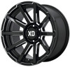 (Clearance - No Returns) 20x10 XD Series XD847 Outbreak Gloss Black Milled 6x135 -18mm