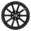 (Clearance - No Returns) 20x10 XD Series XD847 Outbreak Gloss Black Milled 6x135 12mm
