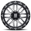 (Clearance - No Returns) 20x10 XD Series XD820 Grenade Satin Black w/ Machined Face 5x5/127 -24mm