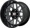 (Clearance - No Returns) 20x10 XD Series XD849 Gloss Black Milled  6x5.5/139.7 12mm