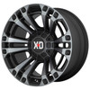 (Clearance - No Returns) 20x10 XD Series XD851 Monster 3 Satin Black w/ Grey Tint 5x5/127 5x5.5/139.7 -18mm