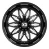 (Clearance - No Returns) 22x10 XD Series XD859 Gunner Gloss Black Milled 5x5/127 5x5.5/139.7 -18mm
