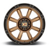 (Clearance - No Returns) 20x9 XD Series XD863 Titan Matte Bronze w/ Black Lip 6x135 18mm