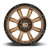 (Clearance - No Returns) 20x9 XD Series XD863 Titan Matte Bronze w/ Black Lip 6x135 0mm