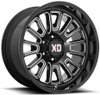 (Clearance - No Returns) 24x12 XD Series XD864 Gloss Black Milled (* May Require Trimming) 8x180 -44mm