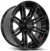 22x12 4Play Off-Road 4P08 Brushed Black (* May Require Trimming) 8x170 -44mm