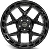 22x12 4Play Off-Road 4P55 Brushed Black (* May Require Trimming) 5x5.5/139.7 5x5/127 -44mm