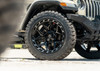 24x12 4Play Off-Road 4P55 Brushed Black (* May Require Trimming) 6x135 6x5.5/139.7 -44mm
