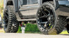 24x12 4Play Off-Road 4P55 Brushed Black (* May Require Trimming) 6x135 6x5.5/139.7 -44mm