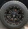 18x9 Fuel Off-Road Maverick Matte Black w/ Milled Accent D538 8x6.5/165 20mm