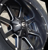 20x10 Fuel Off-road Maverick Matte Black w/ Milled Accent D538 5x4.5/114.3 5x5/127 -18mm