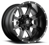 20x10 Fuel Off-road Maverick Matte Black w/ Milled Accent D538 5x5.5/139.7 5x150 -18mm