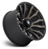 17x9 Fuel Off-Road Blitz Matte Black Machined w/ Double Dark Tint D674 5x5/127 1mm