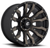 18x9 Fuel Off-Road Blitz Matte Black Machined w/ Double Dark Tint D674 8x6.5/165 -12mm