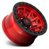 (Clearance - No Returns) 20x9 Fuel Off-Road Covert Candy Red w/ Black Ring D695 5x150 20mm