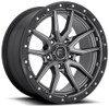 18x9 Fuel Off-Road Rebel 5 Anthracite w/ Black Lip D680 (5 Lug) 5x5.5/139.7 -12mm