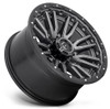 22x10 Fuel Off-Road Rebel 8 Anthracite w/ Black Lip D680 (8 Lug) 8x6.5/165 -18mm