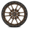 18x9 Fuel Off-Road Rebel 6 Bronze w/ Black Lip D681 (6 Lug) 6x5.5/139.7 -12mm