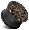18x9 Fuel Off-Road Rebel 5 Bronze w/ Black Lip D681 (5 Lug) 5x150 1mm