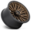20x10 Fuel Off-Road Rebel 8 Bronze w/ Black Lip D681 (8 Lug) 8x180 -18mm