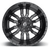 20X9 Fuel Off-Road Sledge Matte Black w/ Gloss Black Lip D596 5x4.5/114.3 5x120 35mm