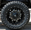 20x10 Fuel Off-Road Krank Black Milled D517 8x6.5/165 -12mm