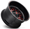 18x9 Fuel Off-Road Stroke Gloss Black w/ Candy Red D612 6x135 6x5.5/139.7 -12mm