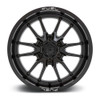 17x9 Fuel Off-Road Clash 6 Gloss Black D760 6x5.5/139.7 -12mm