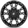 (Clearance - No Returns) 22x12 Fuel Off-Road Twitch Gloss Black Milled D769 8x6.5/165 -44mm