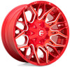 (Clearance - No Returns) 20x9 Fuel Off-Road Twitch Candy Red Milled D771 8x180 1mm