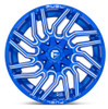 (Clearance - No Returns) 22x12 Fuel Off-Road Typhoon Anodized Blue Milled D774 8x6.5/165 -44mm