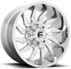 (Clearance - No Returns) 22x12 Fuel Off-Road Saber Chrome D743 (* May Require Trimming) 8x6.5/165 -44mm