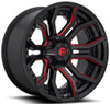20x10 Fuel Off-Road Rage Gloss Black w/ Candy Red D712 5x5/127 5x5.5/139.7 -18mm