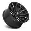 (Clearance - No Returns) 24x12 Fuel Off-Road Rage Gloss Black & Milled D711 (* May Require Trimming) 8x170 -44mm