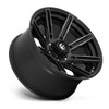 (Clearance - No Returns) 20x9 Fuel Off-Road Rogue Gloss Black w/ Brushed Gloss Double Dark Tint D708 5x5/127 1mm